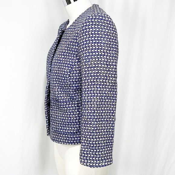J. Crew Navy and White Blazer - Picture 7 of 12